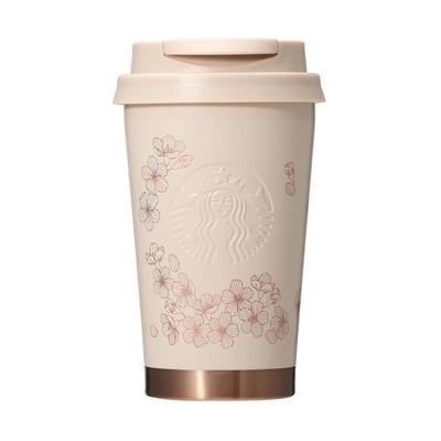 STARBUCKS Sakura 2024 Vaso de Acero Inoxidable para Llevar Logo Grace 355ml Flor de Cerezo Elma Café Elegante Lindo Regalo de Cumpleaños Botella de Agua Rosa