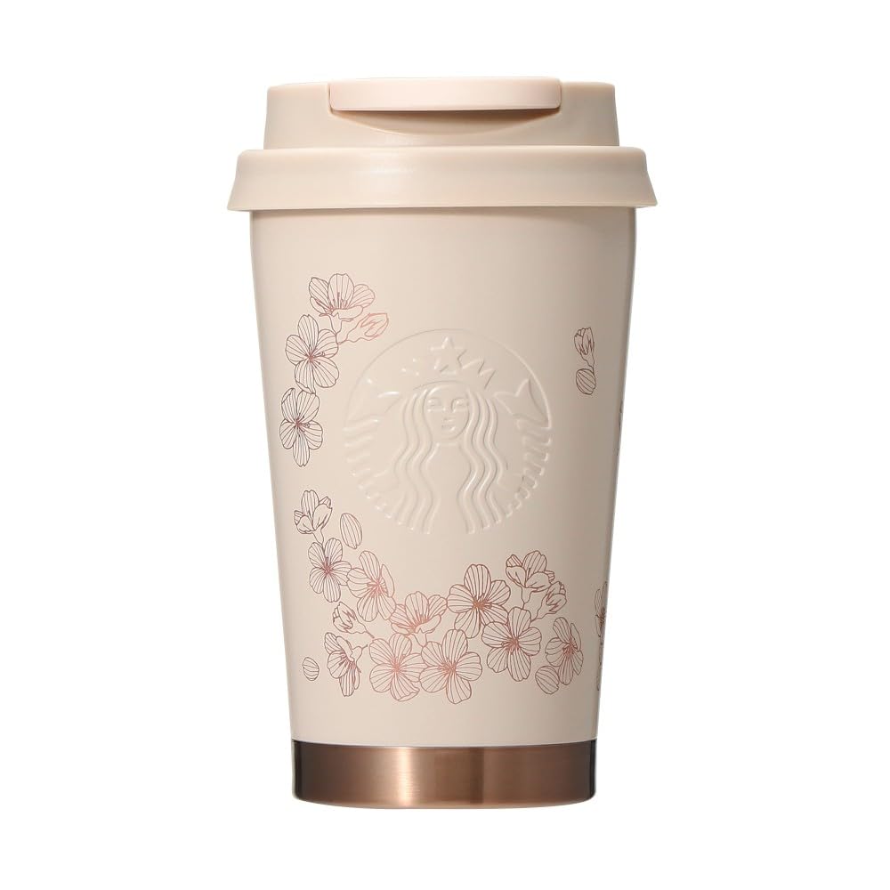 STARBUCKS Sakura 2024 Nerezový TOGO Logo Tumbler Grace 355ml Třešňový květ Elma Káva Stylový Roztomilý Dárek k narozeninám Láhev na vodu Růžová