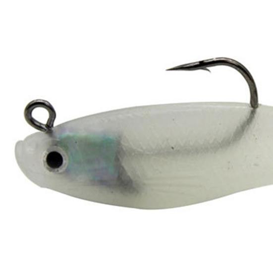 1/3/5 szt. 8 cm/9,25 g Miękka Przynęta Wędkarska z Haczykiem Świecąca w Ciemności PVC Bioniczna Sztuczna Przynęta Pływająca Akcesoria Wędkarskie na Pstrąga i Okonia do Wody Słodkiej i Słonej