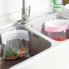 Kitchenware Foldable Garbage Bag Holder Household Creative Three Suction Cup Arc Sink Can Hold Garbage Bag Holder.