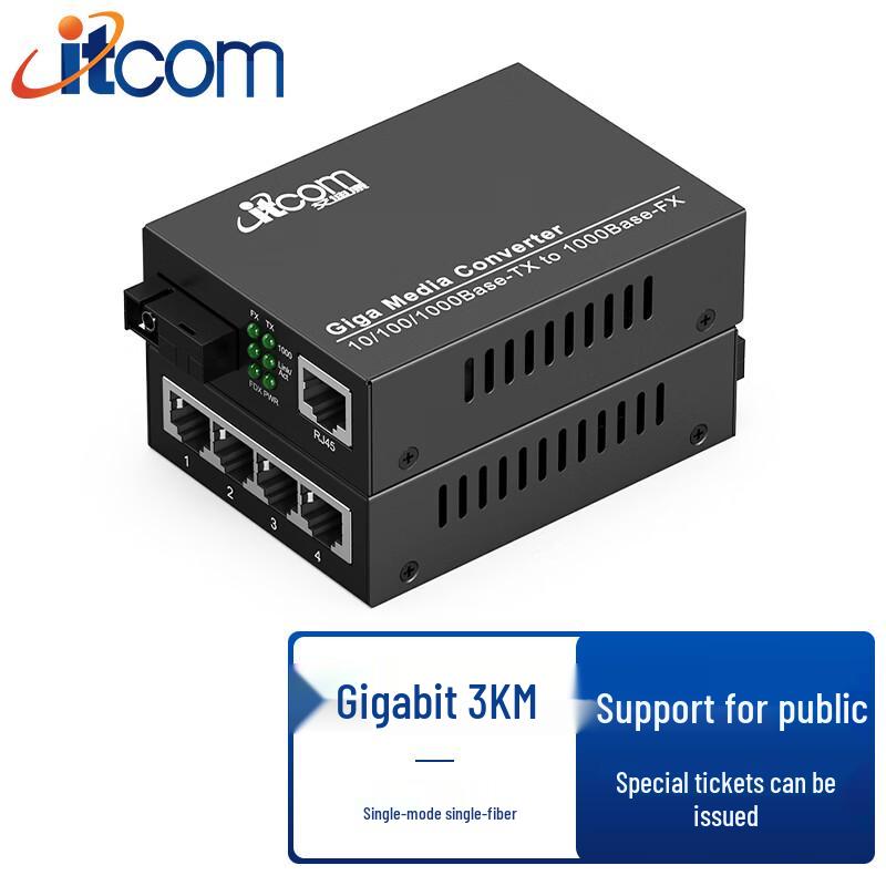 Telecom-grade Gigabit Fiber Optic Transceiver
