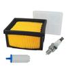 Car Spark Plug Set Service Kit For HUSQVARNA K760 K770 Air Filter / AM5C Spark Plug / Fuel Filter 5062641-11 5743623-02