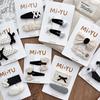 Ballet Style Black White Lace Fabric Bb Clip Baby Hairclips Sweet Bow Hairpins Children'S Side Hair Bangs Clips Hair Accessories