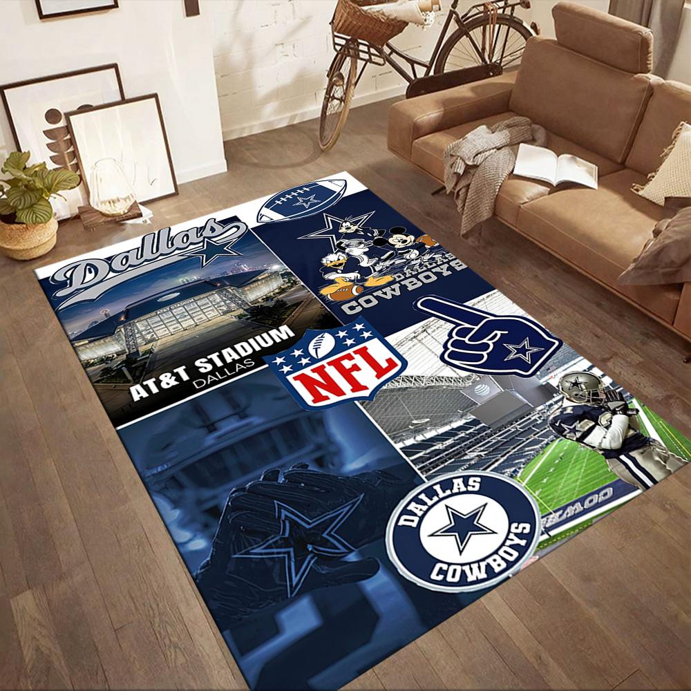 Dallas Area Rug Design for Playrooms Kitchen Hallway Decorate Room Anti-slip Rug Decorate Offices Gift for Festivals
