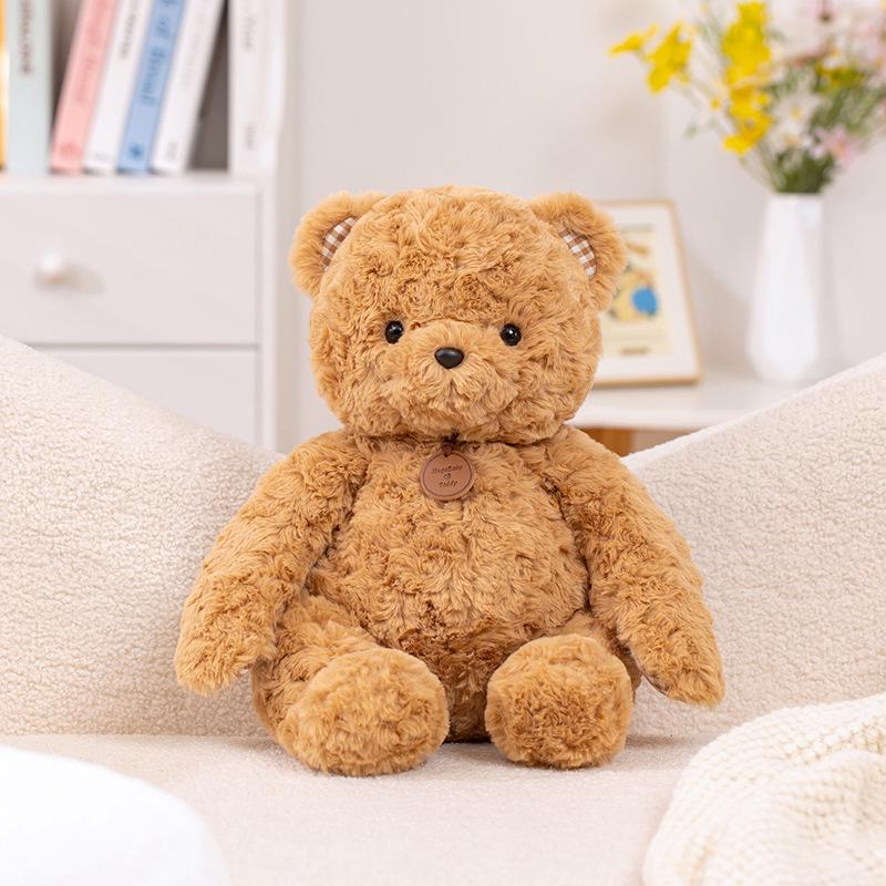 Cute Teddy Bear Plush Pillow – Huggable Sleep Doll for Boys and Girls
