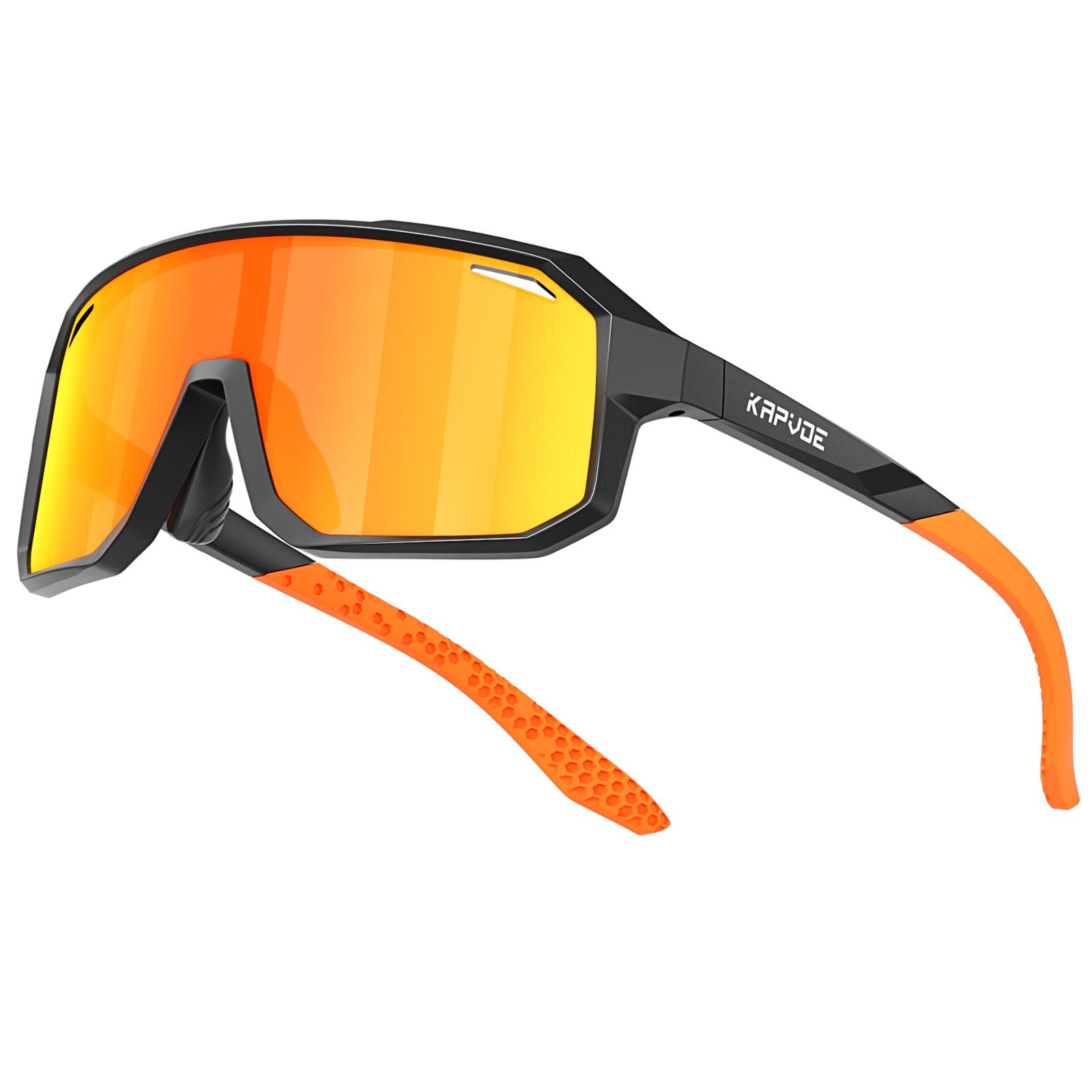 

Kapvoe Children Cycling Glasses Sunglasses UV400 Sport Polarized Outdoor Glasses Boys Girls Fashion Bike Glasses Bicycle Eyewear S&Polarized lens
