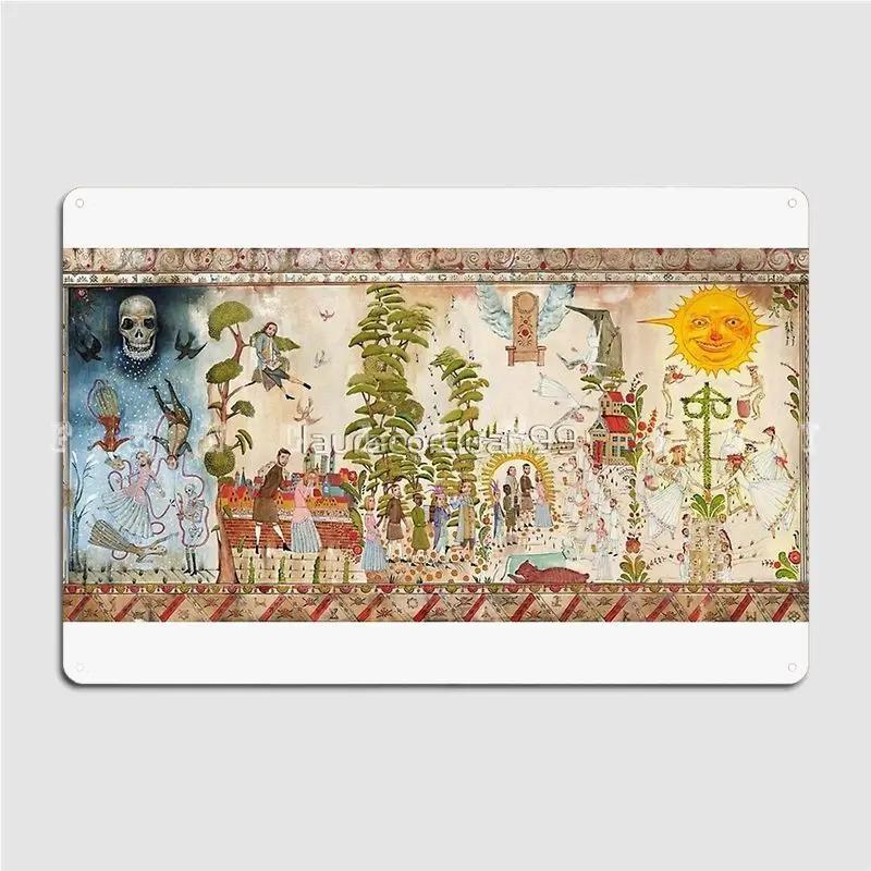 Midsommar Mural Metal Sign Club Home Mural Decoration Garage Decoration Tin Sign Poster 20x30cm
