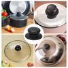 Machi No Nami Pot Lid Knobs, Pack of 4, Heat-Resistant, Round, Replacement Knobs for Pot Lids, Kitchen Cookware