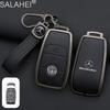 CRX1 Leather Car Key Case Cover Keychain For Mercedes Benz W205 W213 X253 W222 W206 W223 X254 EQE EQS A C E S GLC EQ Series 2015-2026