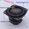 3-inch Heavy Bass Long-Throw, Mid-Bass, and High-Pitched Audiophile Speakers - Compact DIY Steel Cannon