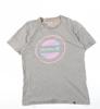 Hurley Men's Grey Graphic Print T-Shirt S