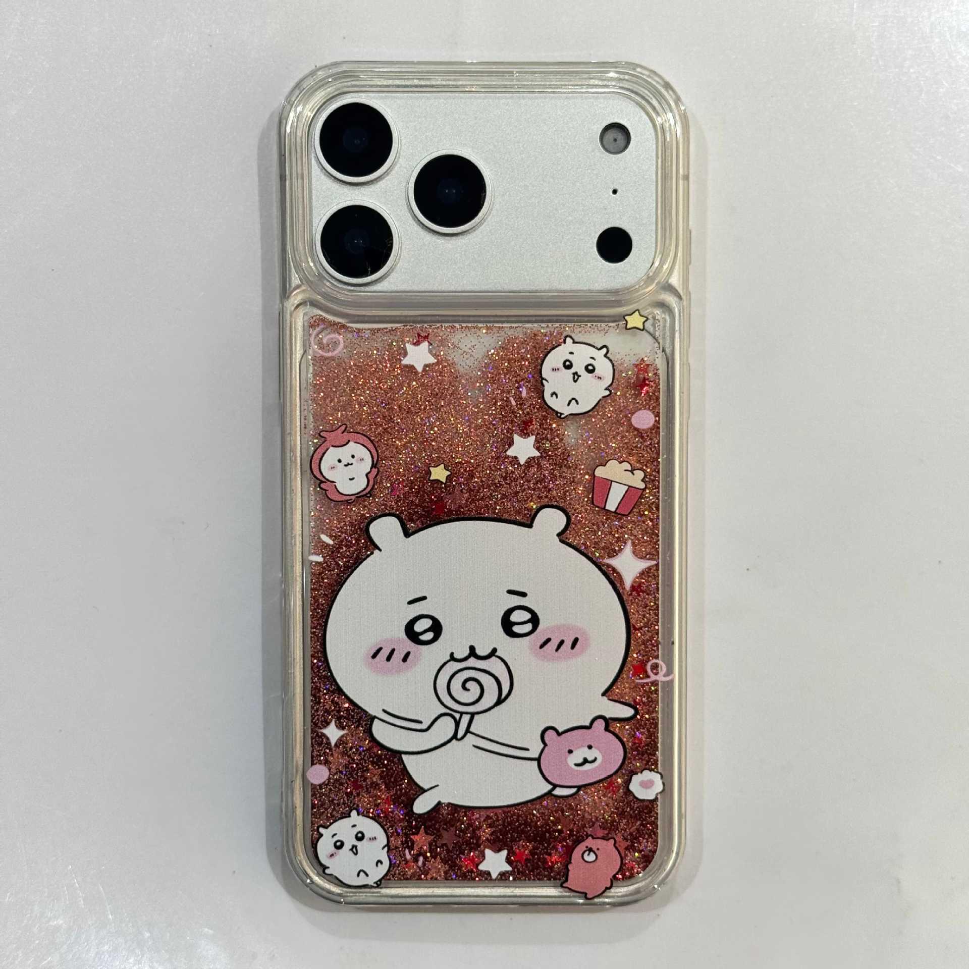 

Jiji Kawaii iPhone 17 Pro Max Glitter Sand Case - Cute Protective Cover iPhone 16