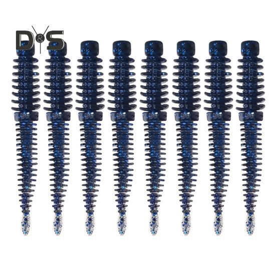 

8 шт. 8 см/2 г мягкий червь приманка поверхностная обратная нить эластичный червь бионический искусственный пиявка приманка для соленой воды пресноводные принадлежности для ловли окуня C