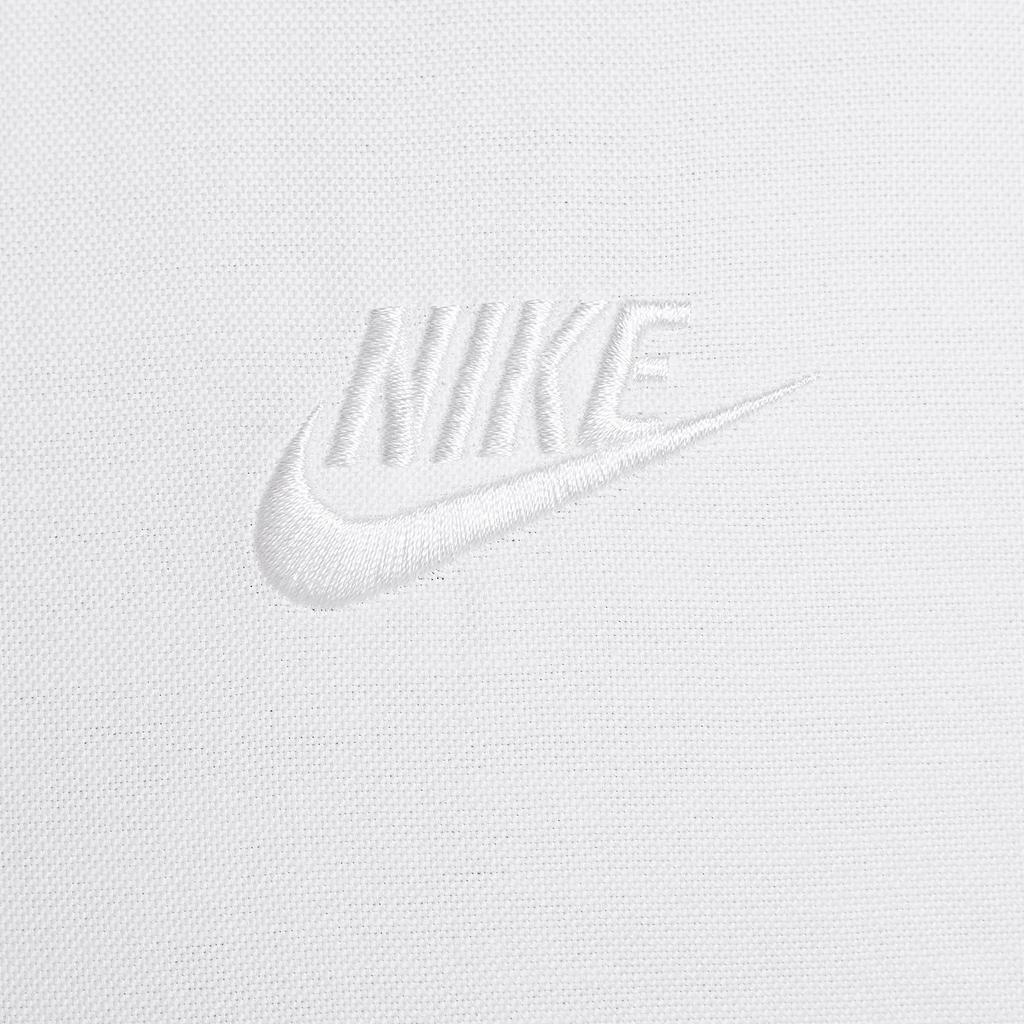 Nike Club Oxford Futura Comfortable Soft Versatile Long Sleeve Shirt Men Shirts White HM9591-100