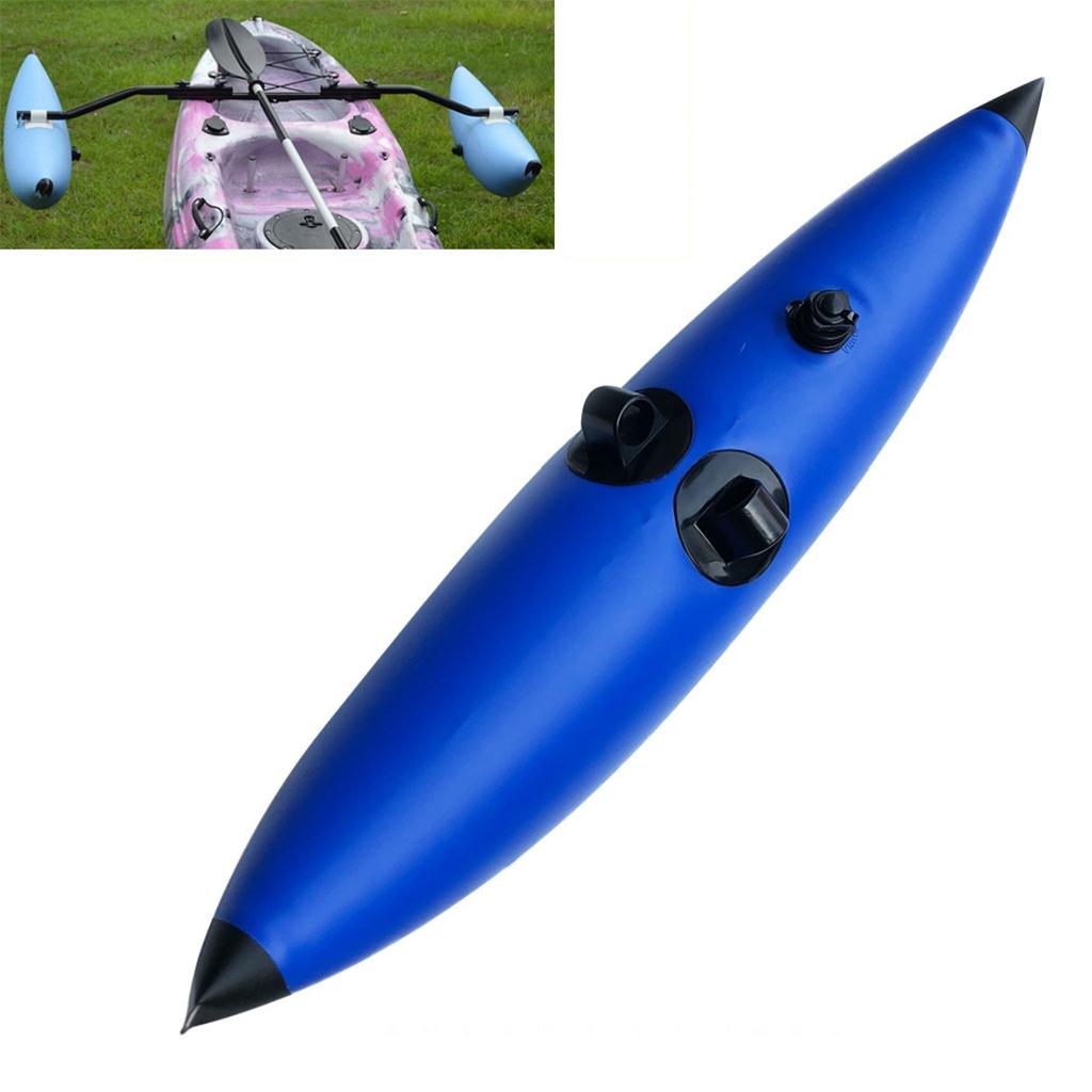 Kayak Inflatable Stabilizer PVC Buoyant Outrigger Boat Canoe Accessory for Kayak Fishing Paddling Stability синий