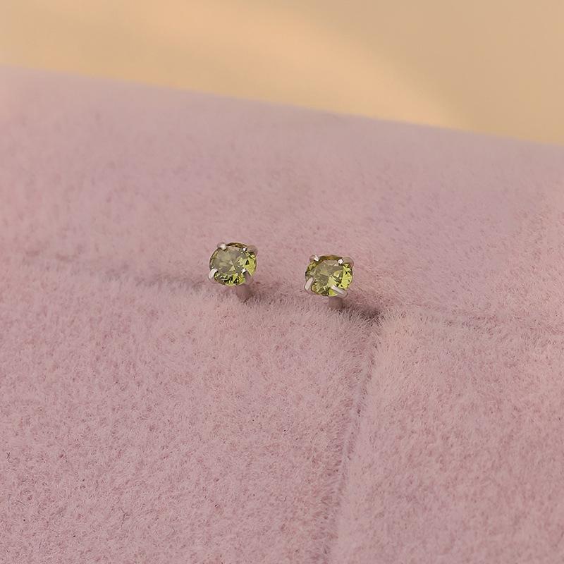 

Женские простые маленькие и изысканные маленькие бриллиантовые серьги и палочки для ушей