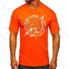Men's Tiger Printed Vintage T-shirt Sport 100% Cotton Funny Tees for Men Women Sportswear Tops