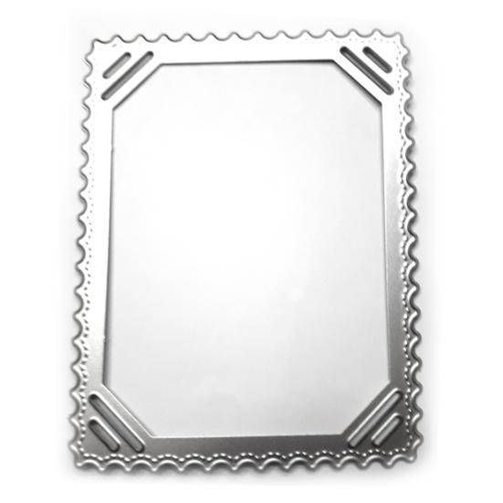 

Форма фоторамки DIY резки металла штамп для скрапбукинга трафарет плесень декор для альбома серебряный
