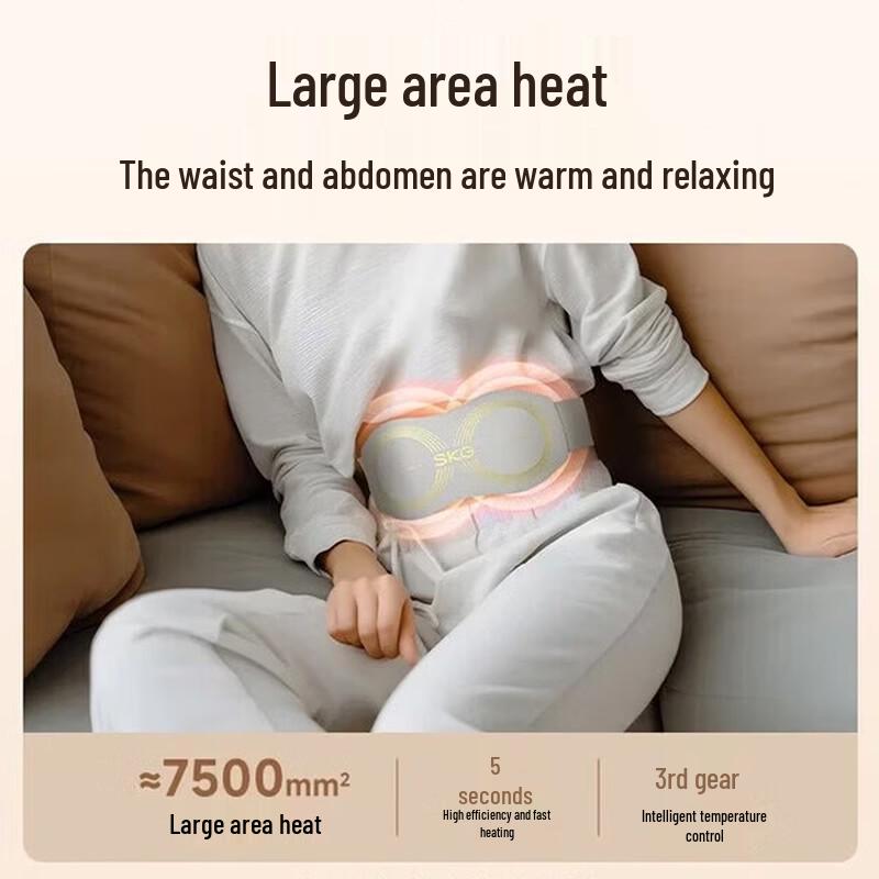 SKG K5 2nd Gen Lumbar & Waist Massager with Heat and Pulse CN plug (adapter included)