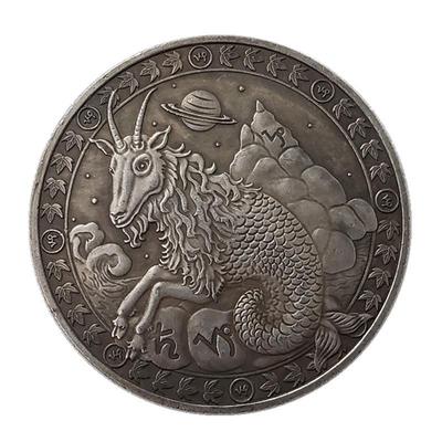 Avrupa & Amerikan Zodyak Antik Gümüş Paralar - Güneş Tanrısı Tarot Koleksiyonluk