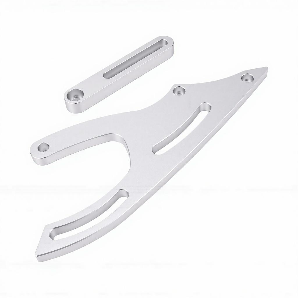 Power Steering Pump Bracket Kit Billet Aluminum Alloy Replacement for Ford 289 302 351W SBF Small Block Engine