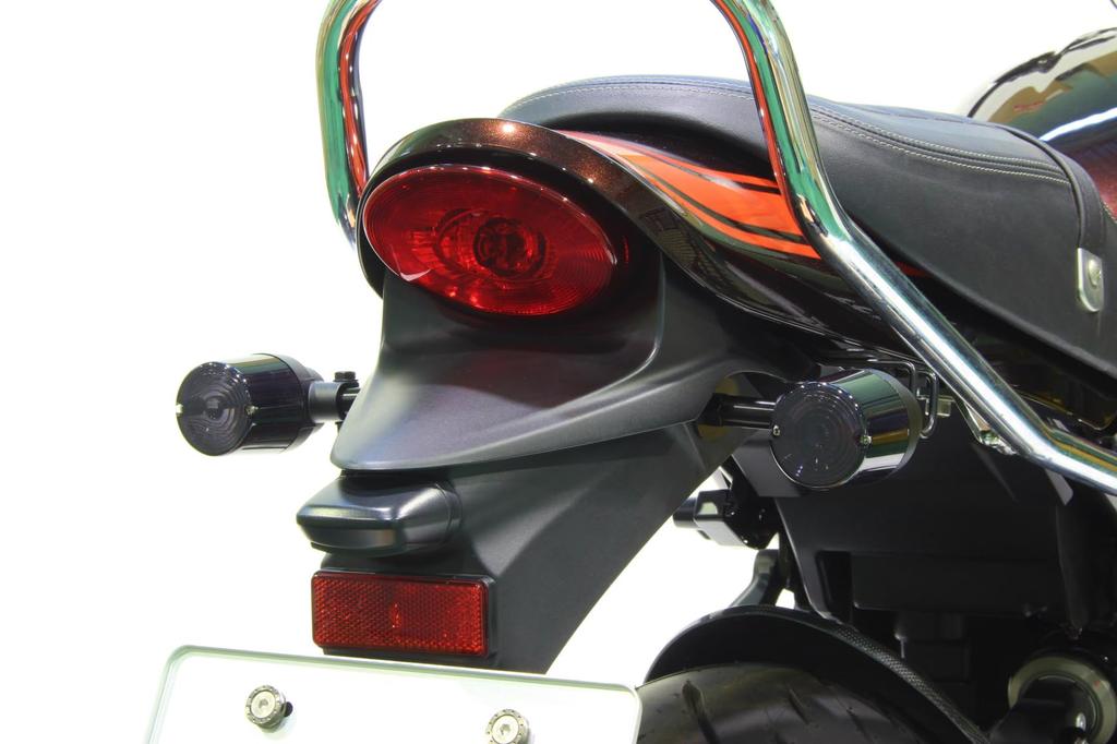 POSH FAITH Motorcycle Accessories Turn Signal Kit Superbike Turn Signal Kit Z650RS Black Lens Z900RS/CAFE (18-25) (22-24) Body/Smoke 132095-16