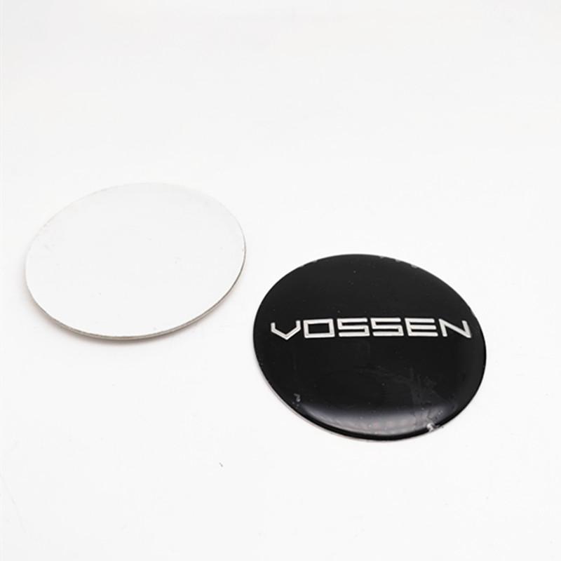 

4pca 45mm 50mm 56mm 60mm 65mm Vossen Wheel Cap Sticker Emblem Badge Car Rim Decal 65mm