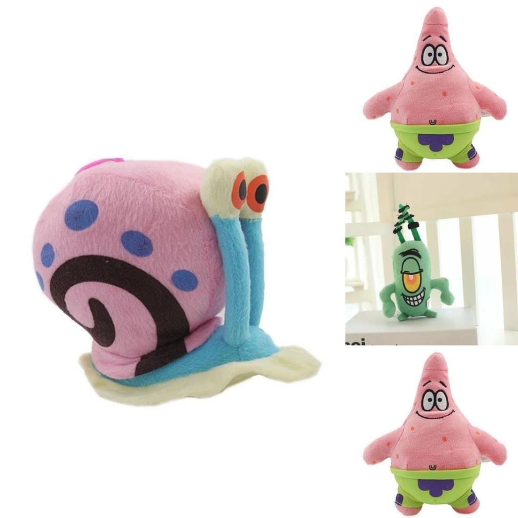 Rozkošná plyšová zvířátka Spongebob Patrick Pan. Krab Squidward Šnek Nástěnná dekorace