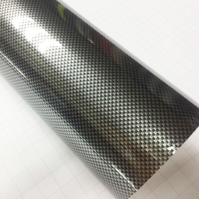 10/20/30/40/50/58X152CM Gold square 2D Car Sticker Carbon Fiber Film DIY Vinyl Film Auto Wrapping Waterproof PVC Covering Film