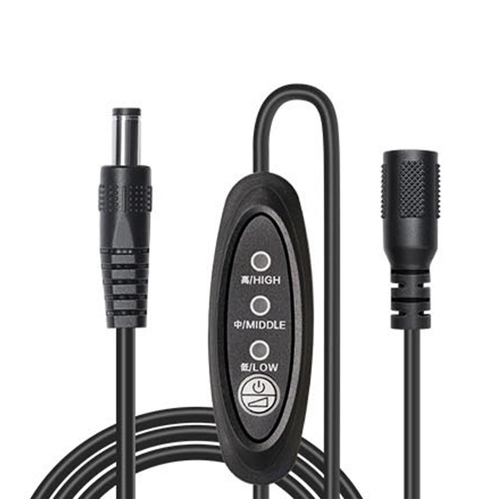 

Регулятор скорости вращения вентилятора для 5-вольтового охлаждающего вентилятора 5,5x2,1 мм «мама-папа» для проектов по выпуску вытяжной вентиляции охлаждения