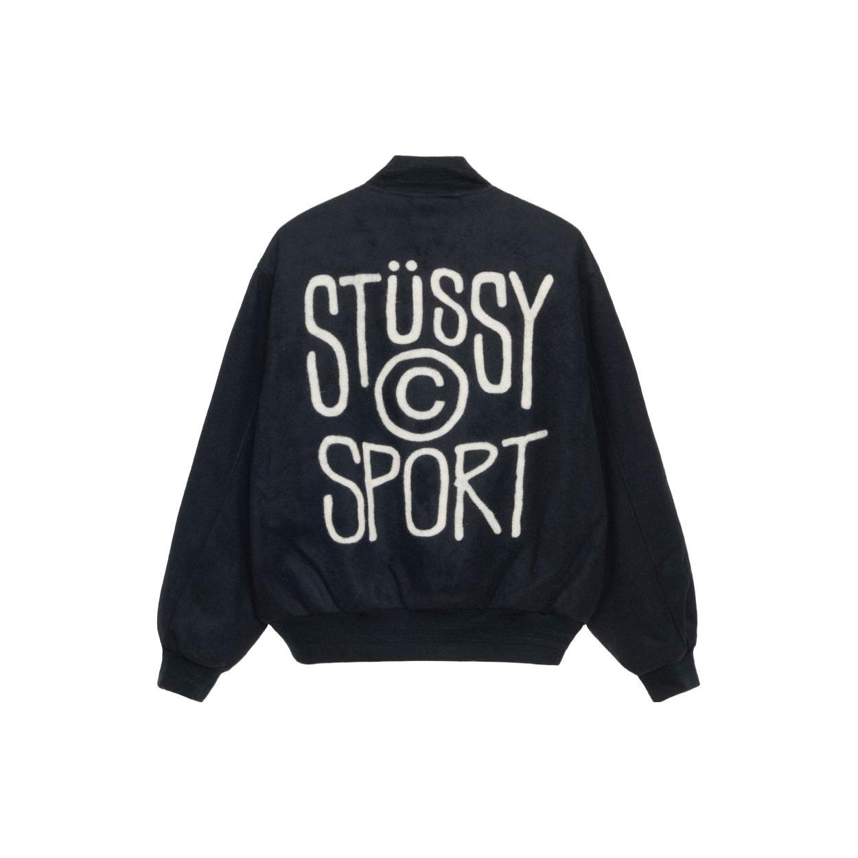 Stussy Sport Melton Varsity Jacket 115736