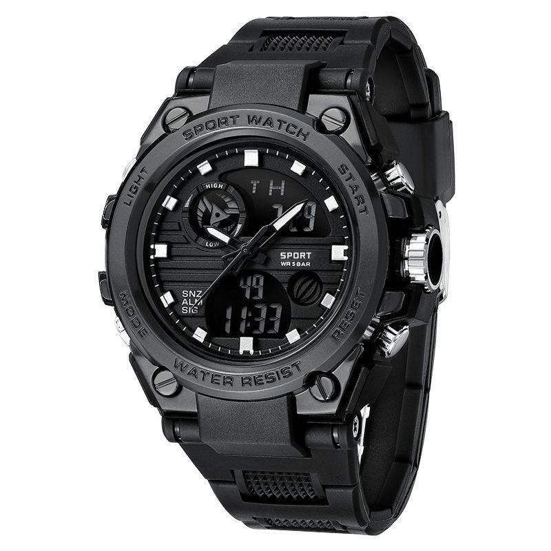 Electronic Watch For Men'S Students, Junior High School Teenagers, Multi-Functional Sports, Men'S Luminous Electronic Watch