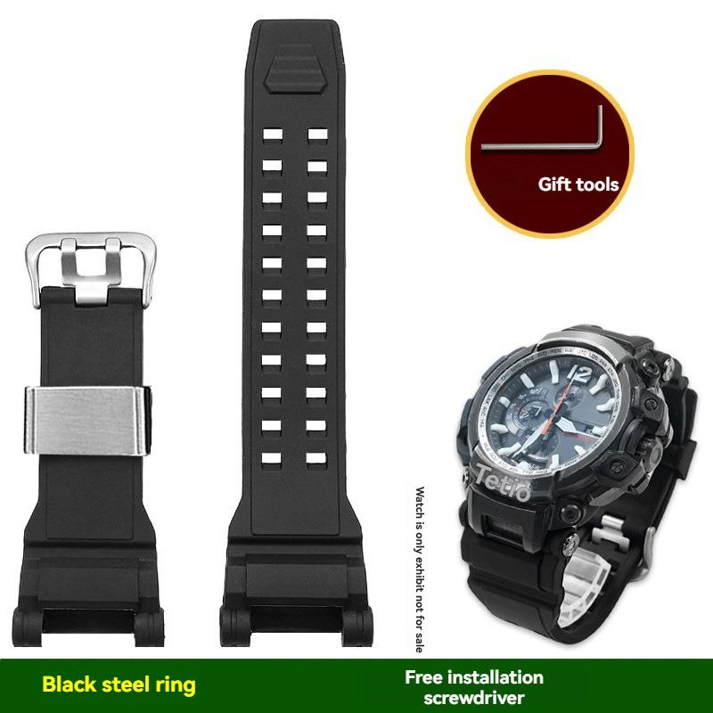 Soft resin silicone strap For Casio G-Shock Master 5502 Air GPW-2000 watch band waterproof replacement wristband