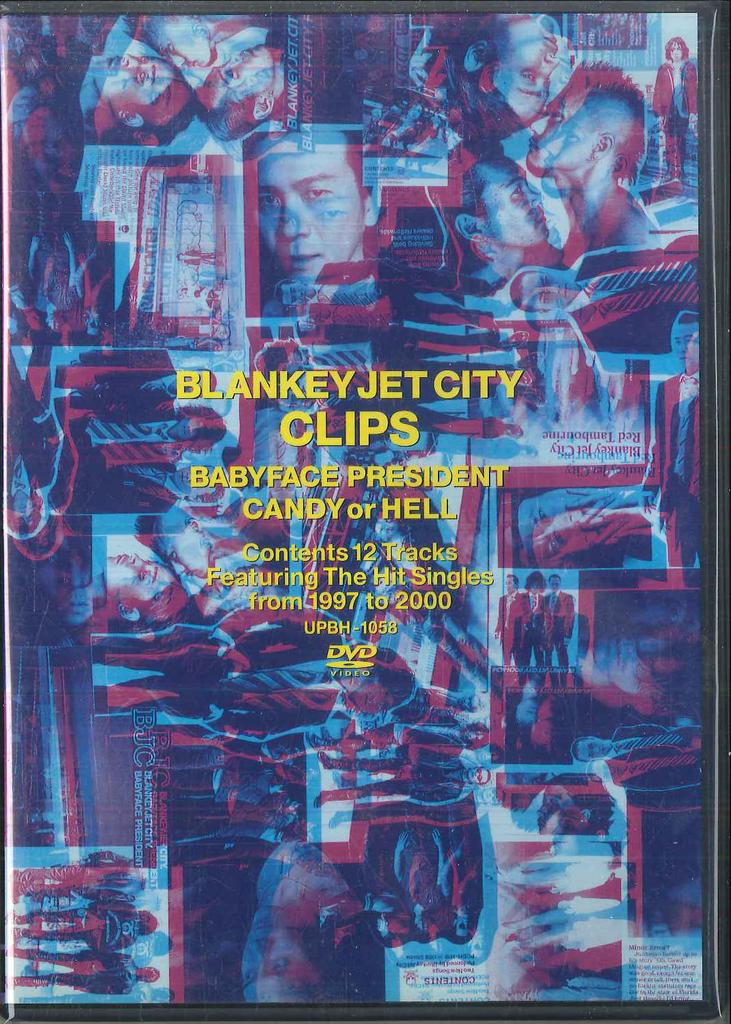 DVD BLANKEY JET CITY - CLIPS UPBH1058 POLYDOR 2002 Japan Japanese Pop/Rock Used