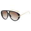 New Vintage Oversized Sunglasses Women Luxury Designer Black Gradient Big Frame UV400 Sun Glasses Gafas De Sol