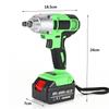 110V-240V Akku-Schlagschrauber Maschinensatz Elektrischer Bohrer Hammer Werkzeug Akku mit LED-Licht