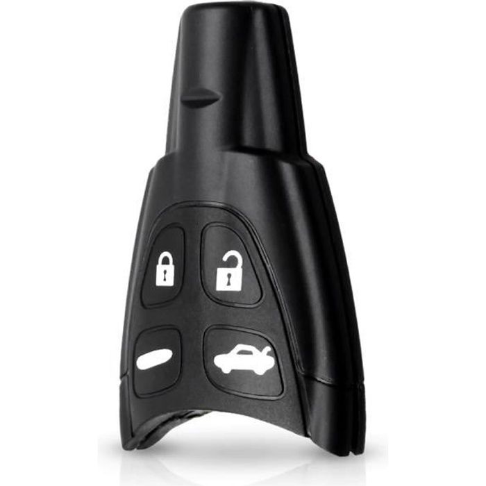 Nøkkeldeksel for Saab 93 95 9-3 9-5 9.3 9.5 - Fjernkontrollnøkkel 4 Knapper Phonillico®