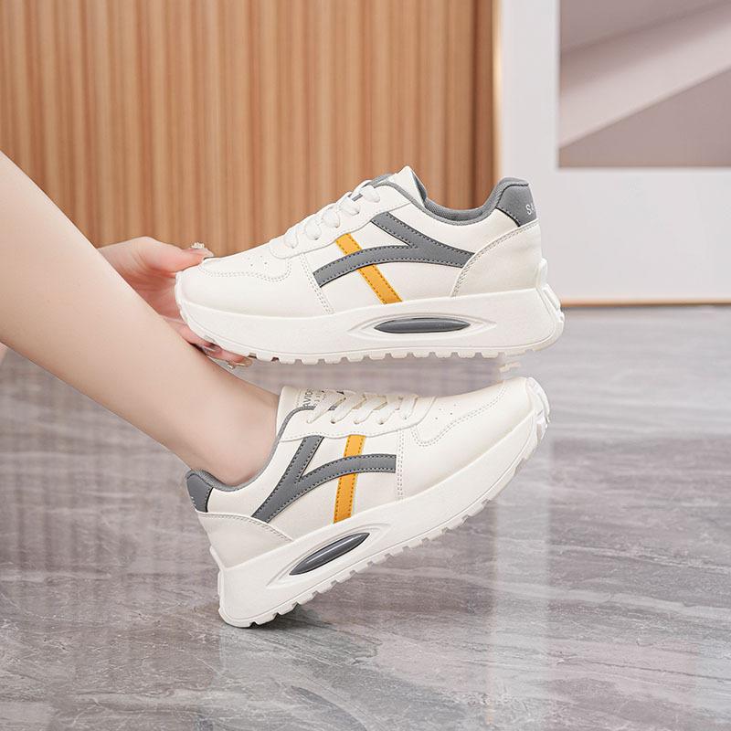Fashion 2025 Spring White Shoes Women's new thick soled shoes Leisure running Sneakers Fashion comfortable ladies shoe Zapatos Mujer