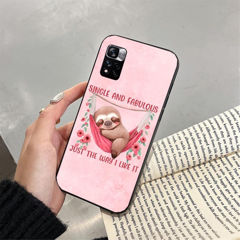Phone Case For Xiaomi Poco C71 15T 14T Pro Redmi note 15 14 14 13 Pro Redmi A5 15C 13C Sloth