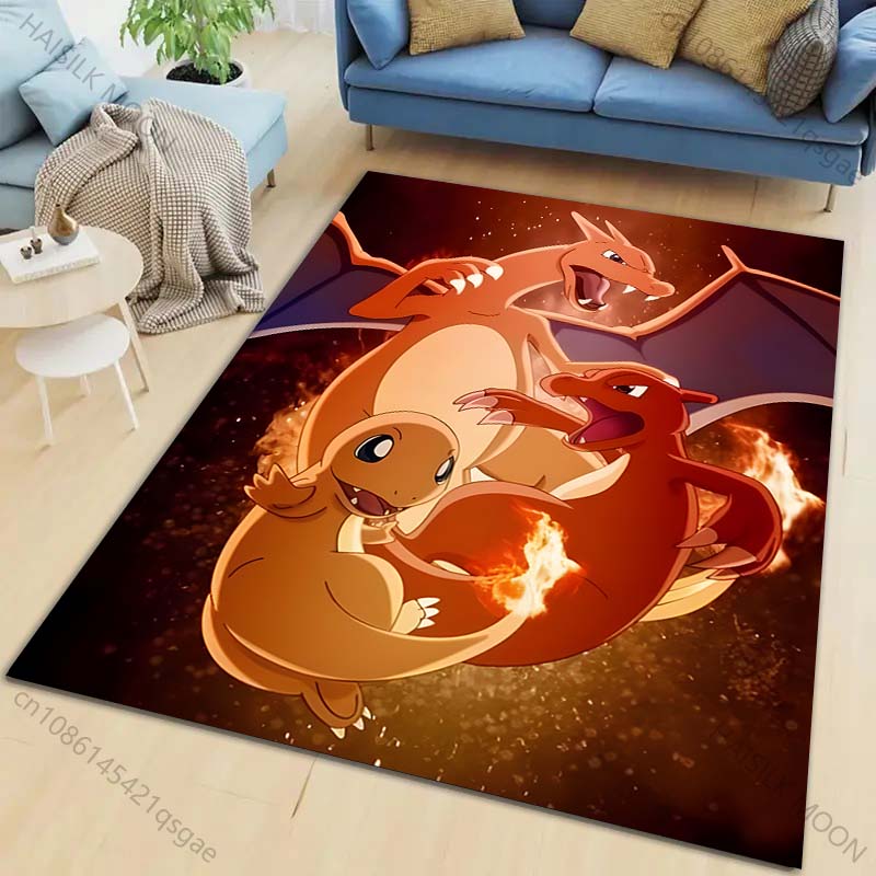 

Classic P-P0kém0n Charizard Print Carpet Living Room Bedroom Sofa Large Area Decor Rugs Kids Play Non-slip Mat Wonderful Gifts 40x60cm (16x24in)