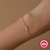 S925 Sterling Silver Horse Eye Splicing Diamond Versatile Fashion Bracelet Simple Commuter Bracelet Bracelet