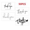 50pcs Thank You For Supporting My Business Cards,Small Customer Appreciation Card for Shop, Online Retailers, Business Supplies