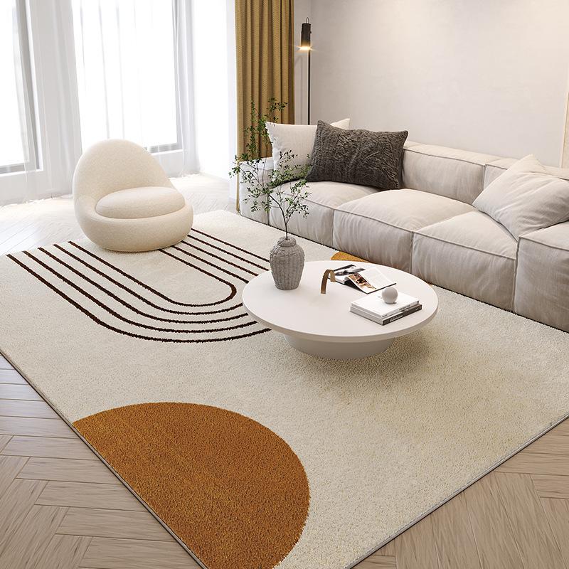 Creative line design of wear-resistant and anti-slip carpet for soft plush living room and bedroom home decoration