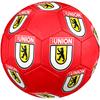 FC Union Berlin Size 5 Soccer Ball, Machine-Stitched PVC, Durable & High Bounce, All Ages Fit, fan merchandise, matches & outdoor use.