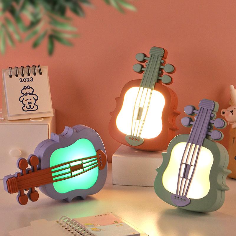 New Violin Eye Protection Student Study Desk Lamp Student Dormitory Reading Bedroom Bedhead Nightlight USB Charging