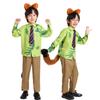 Crazy Animal City Nick Fox Clothing Children's Play Clothing Floral Short Sleeve Shirt Stage Performance Clothing