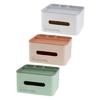 Multifunctional Plastic Tissue Box with Remote Control Storage Box for Dining Room Kitchen Bedroom Dressers