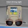 Car Sun Visor Organizer Multi-Pocket Auto Interior Accessories Pocket Organizer Car Document Storage Pouch Glasses Holder
