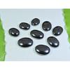 330Cts. Natural Hematite Oval Cabochon Loose Gemstone 9Pcs Lot 14X18-18X24MM A-302