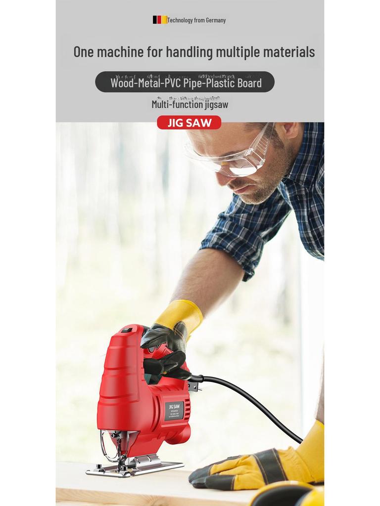 55-Type Portable Multifunctional Electric Curve Saw for Woodworking and Household Use